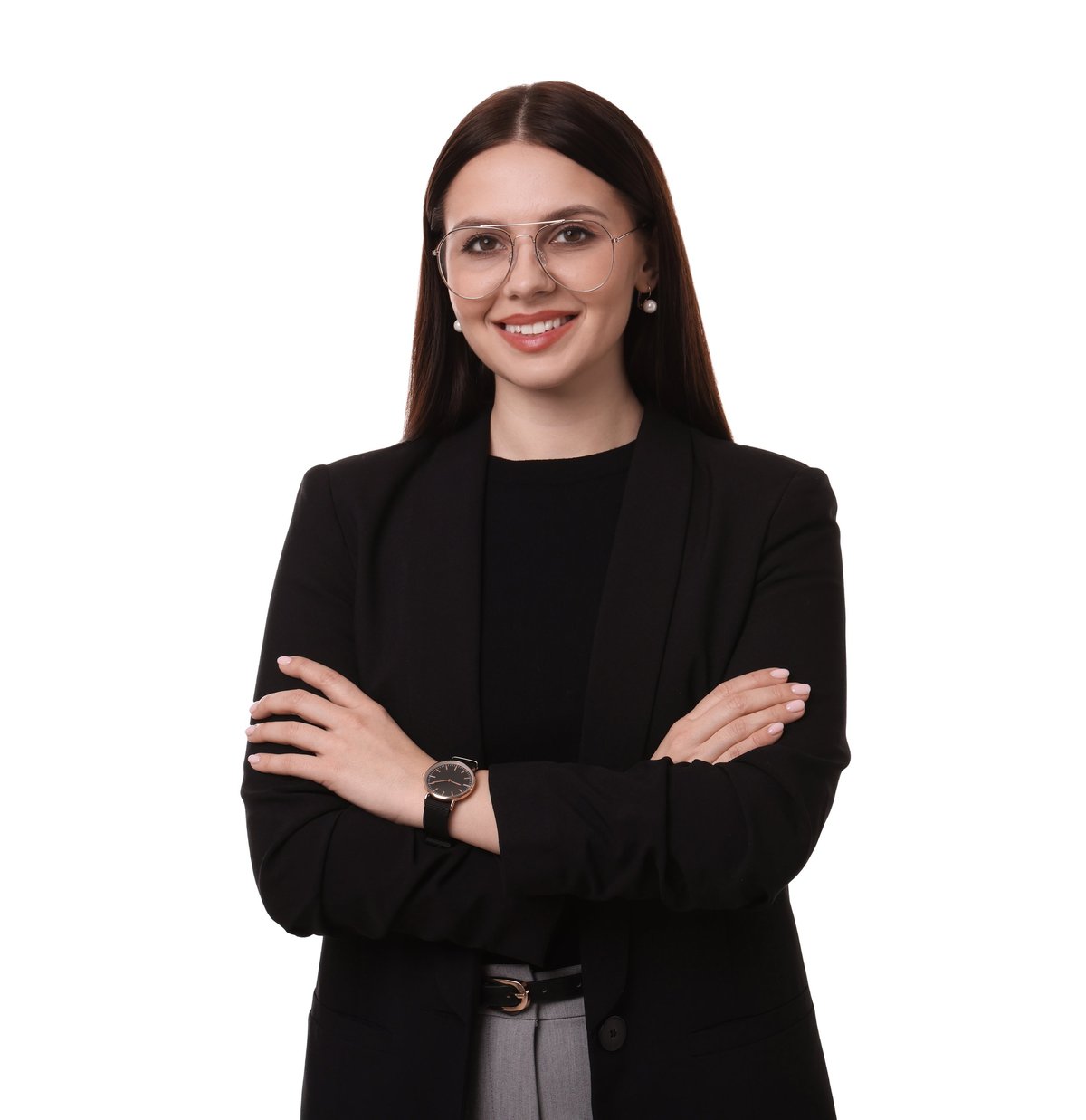 Indian woman banker portrait